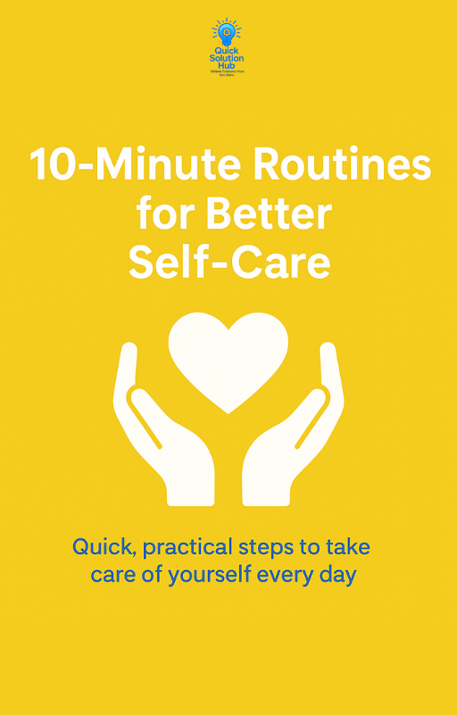 10-Minute Routines for Better Self-Care